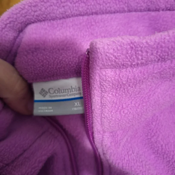 Girls Columbia And Northface Fleece Jacket Lot - Picture 2 of 4